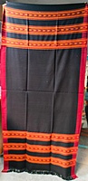 three patti Kullu black shawl three patti Kullu black shawl