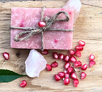 Pink Salt Pomegranate Natural Soap Pink Salt Pomegranate Natural Soap