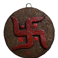 Eco friendly Cow Dung Swastik Wall Hanging Eco friendly Cow Dung Swastik Wall Hanging