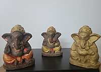 kaamdhenu Cow Dung Ganesha Idol kaamdhenu Cow Dung Ganesha Idol