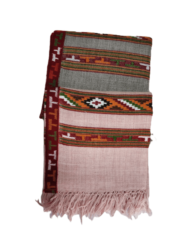 T Chashmi teen patti with border Kullu shawls T Chashmi teen patti with border Kullu shawls