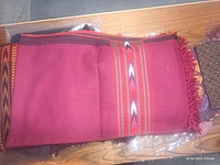 Single patti pink Kullu Stole Single patti pink Kullu Stole